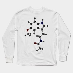 Melatonin Molecule Long Sleeve T-Shirt